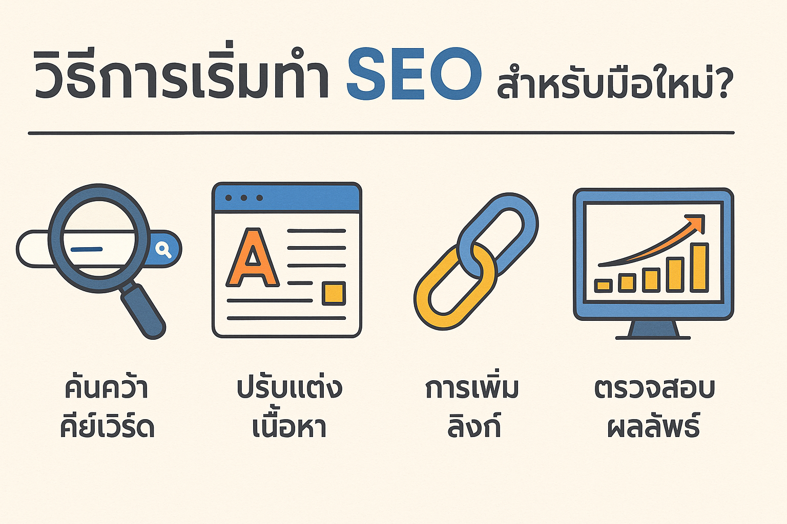 วิธีการเริ่มทำ SEO สำหรับมือใหม่?
