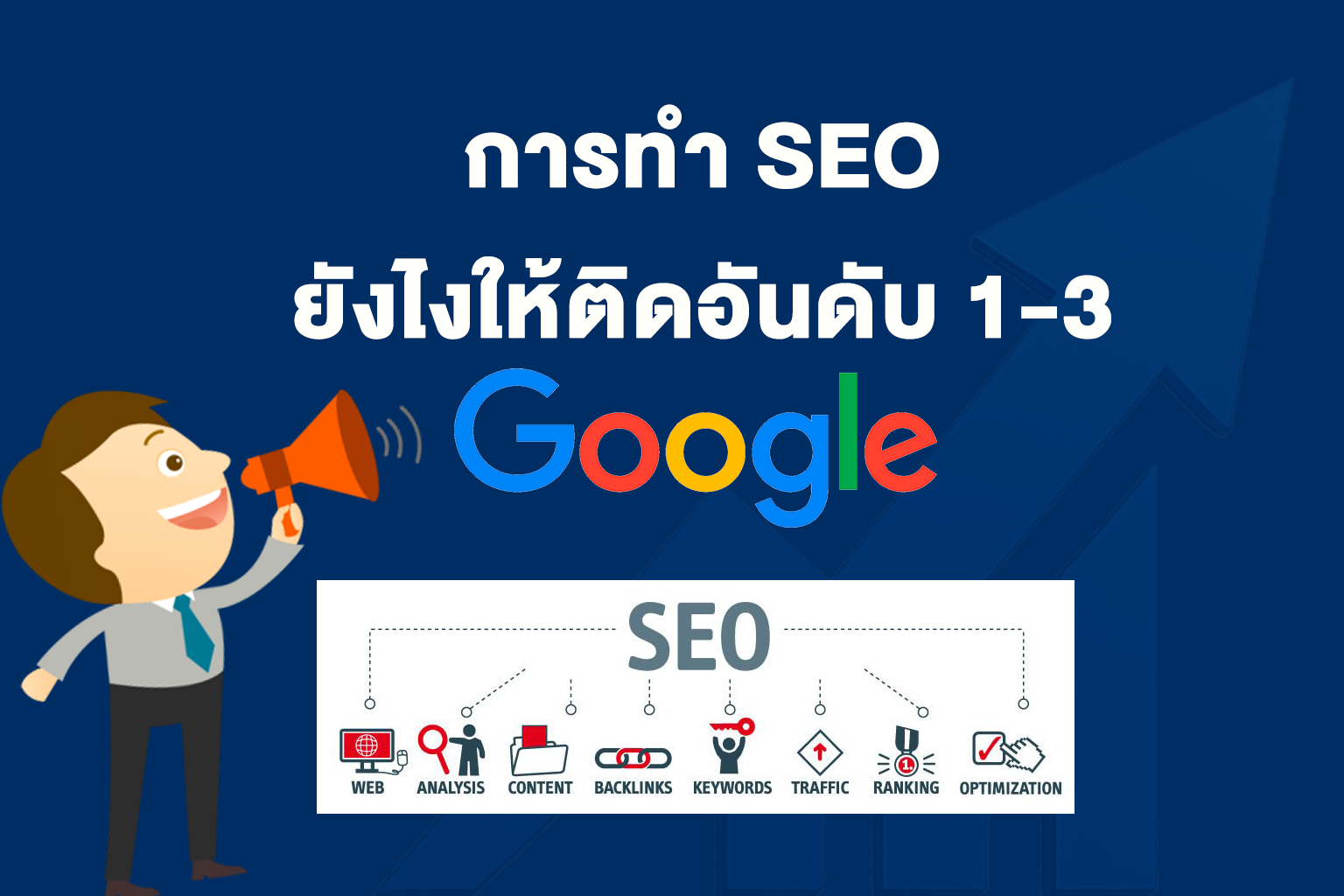 การทำ SEO ยังไงให้ติดอันดับ 1-3 ของ Google